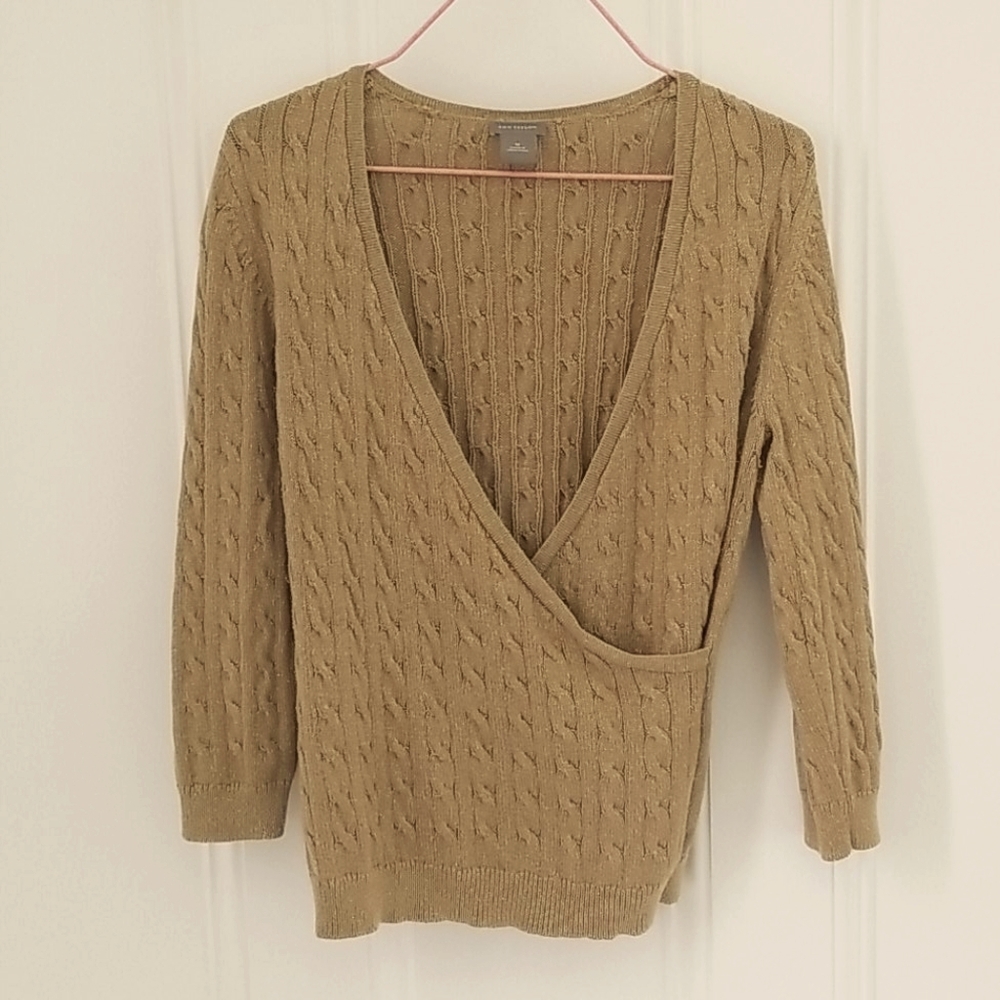 Ann Taylor gold sweater